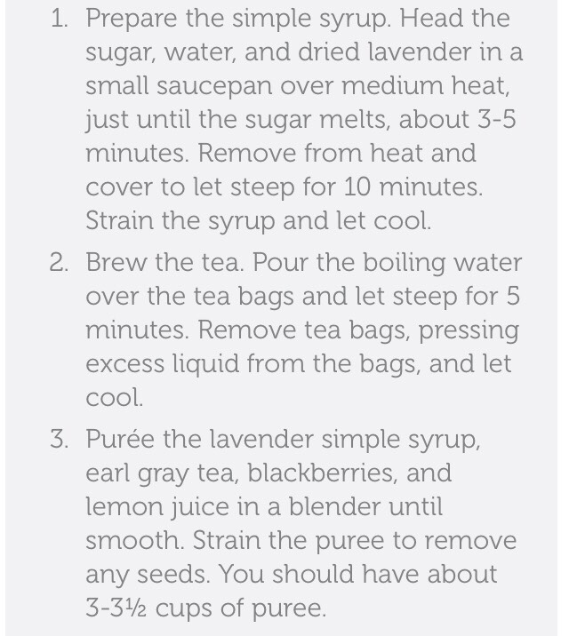 Lavender Earl Grey Blackberry Ice Cream Floats 