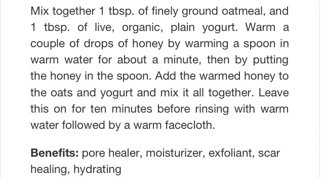 7 Homemade Facial Masks