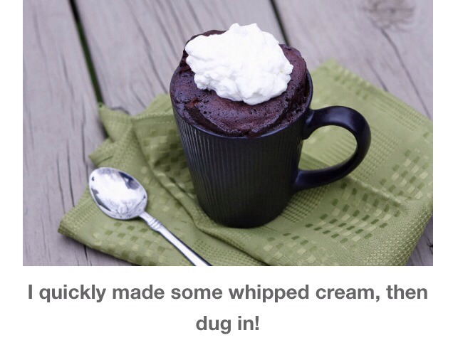 " Nutella Cake In A Mug "