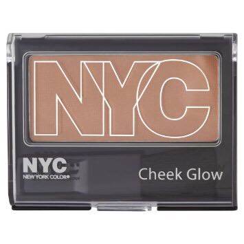 Than I go in with my NYC cheek glow.  I apply this right on my cheek bone to give it a fuller look, this product makes my cheek bones look darker and makes them POP!!! I start by using the little brush it came with and blending a thick line across my cheek bone.