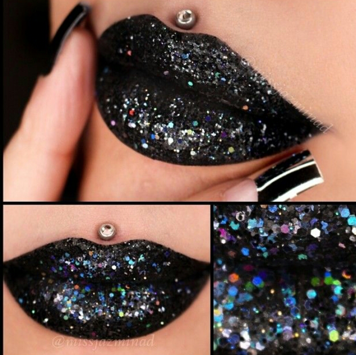 DIY Burlesque Glitter Lips!!
