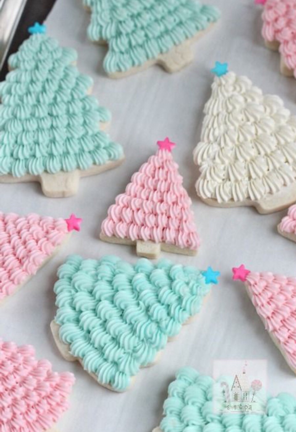 Iced sugar cookies 