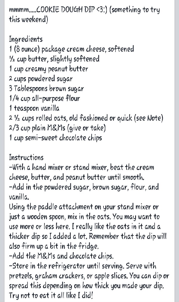 cookie dough dip