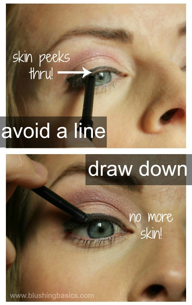 Applying Eyeliner Tips