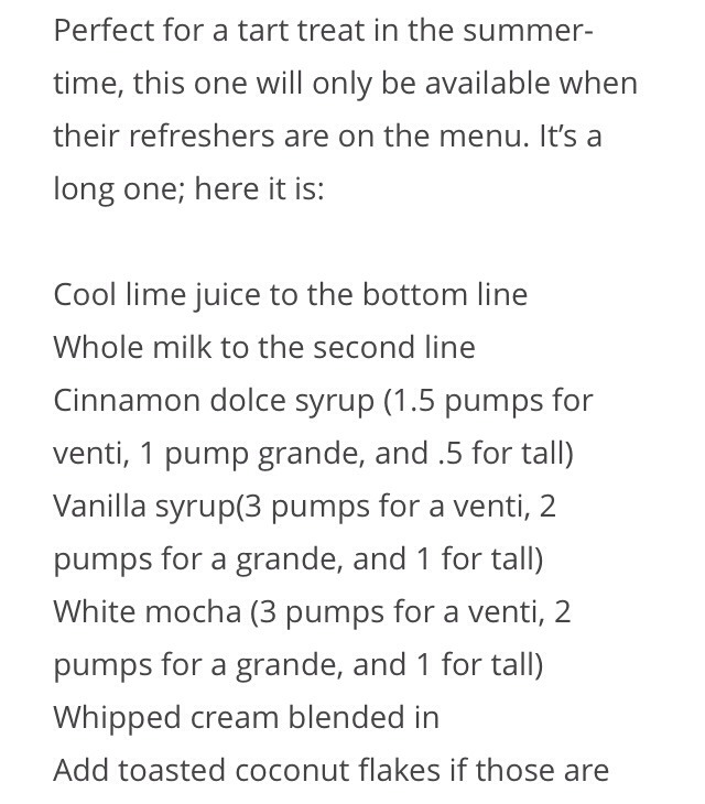 💟❕35 Secret Starbucks Drink You Didn't Know You Could Order❕💟
