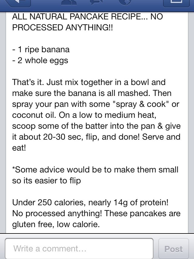 Healthy Pancakes!! Gluten Free
