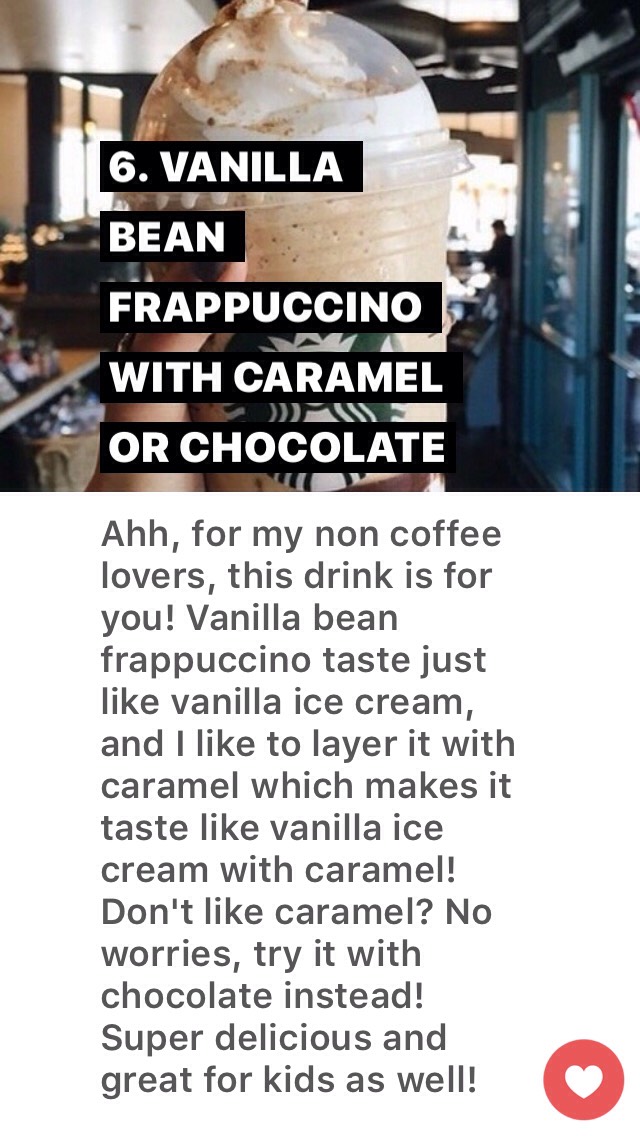 29 BEST STARBUCKS DRINKS 