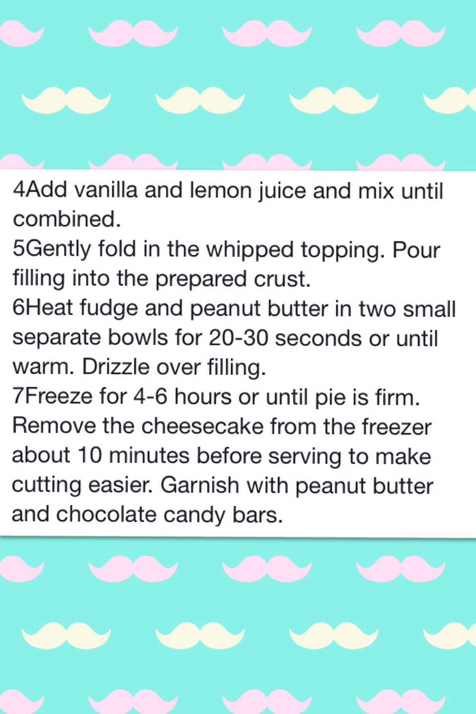 Frozen Peanut Butter Cheesecake 