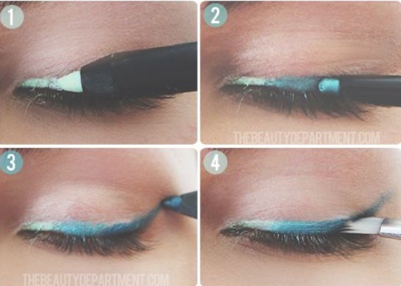 Blue Eyeliner!!! 
