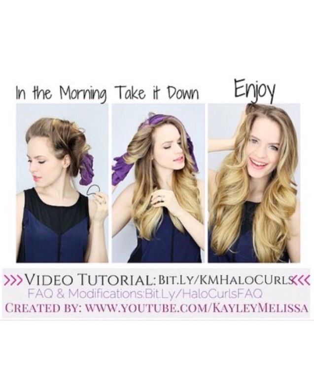 Super Simple Heatless Curls!💕