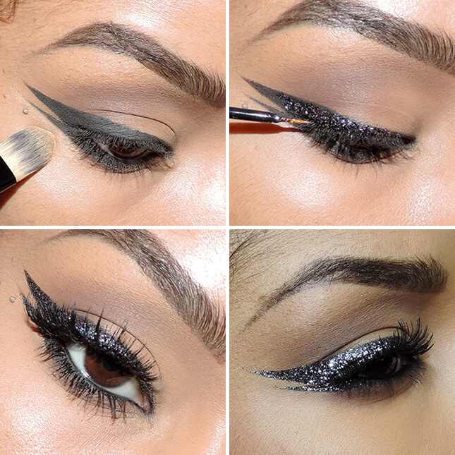 Glitter Cat Eye Tutorial