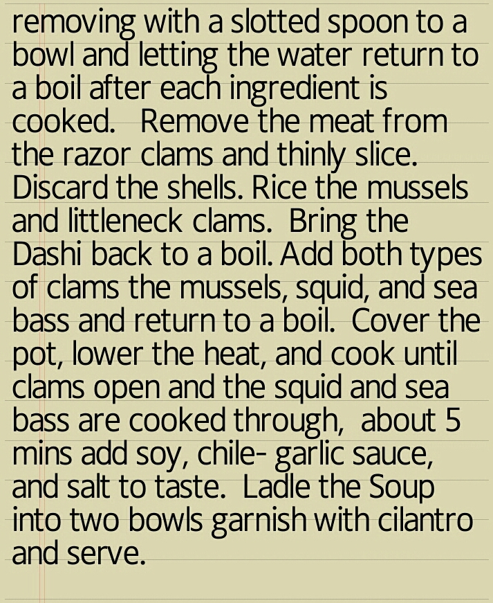Spicy Seafood Soup