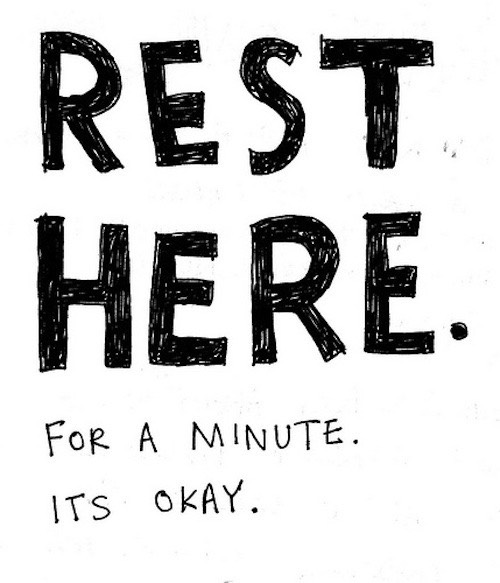 Take frequent short breaks