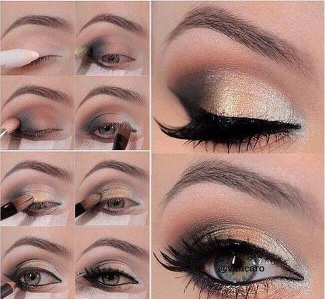 Glitter Eyeshadow Tutorials🐚