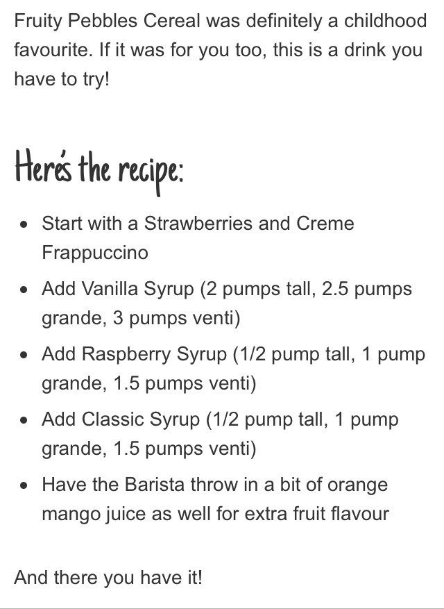 ✨☕️What To Order At Starbucks And How To Order It Part 1⃣☕️✨