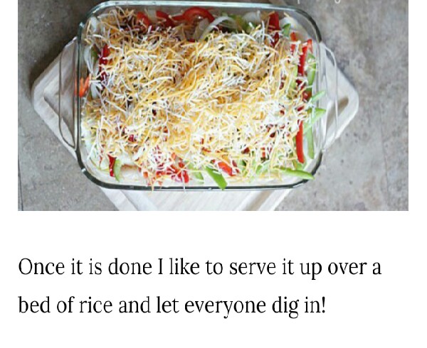 Easy Chicken Fajita Bake!!!
