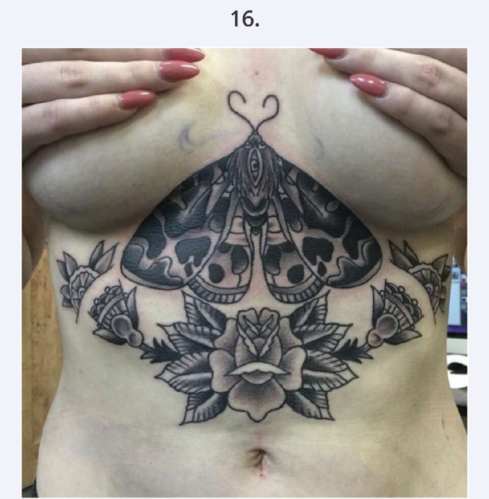 30 Sexy Under Breast Tattoos  You Won't  Be Able To Take Your Eyes Off Of!