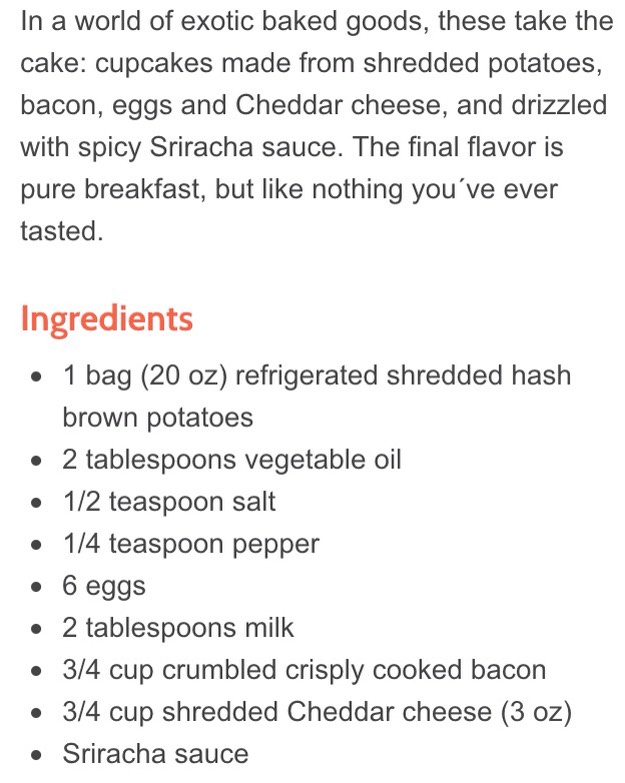 Breakfast Cupcakes! Healthy!! 