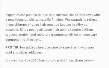 2015 HAIR COLOUR TREND GUIDE ACCORDING  COMPLEXION#TIPIT
