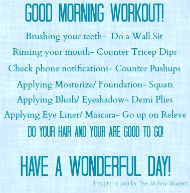 Awesome Morning Workouts! 