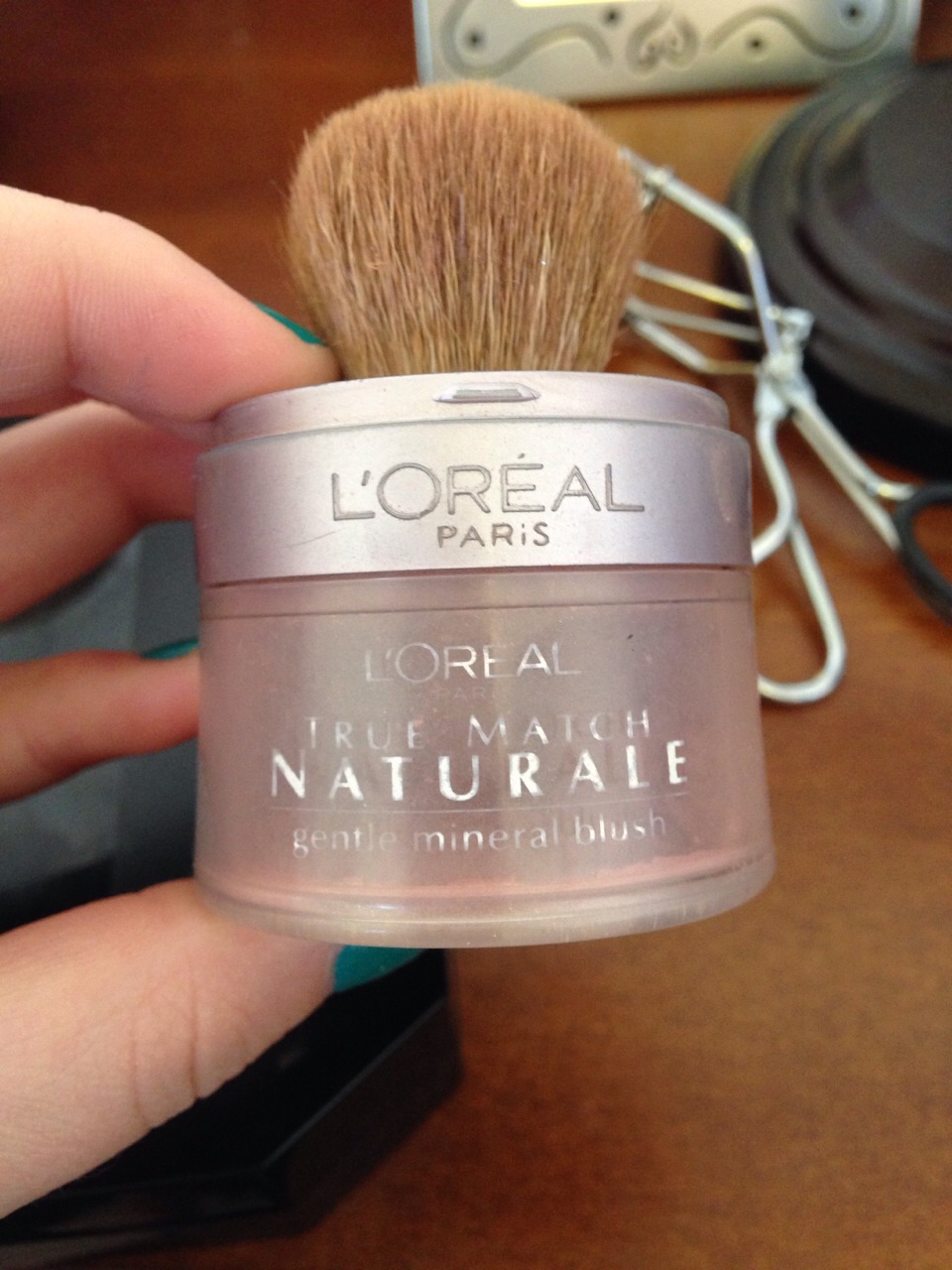 Use your favorite blush on the apples of your cheeks! 