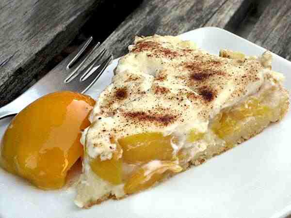 Peach Cream Cheese Cake 