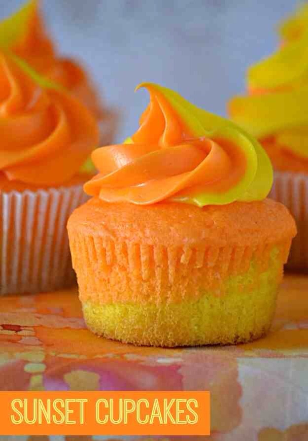 🌅Sunset Cupcakes Recipe🌅