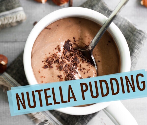 Nutella pudding 