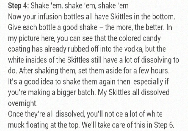 Skittles Vodka Tutorial