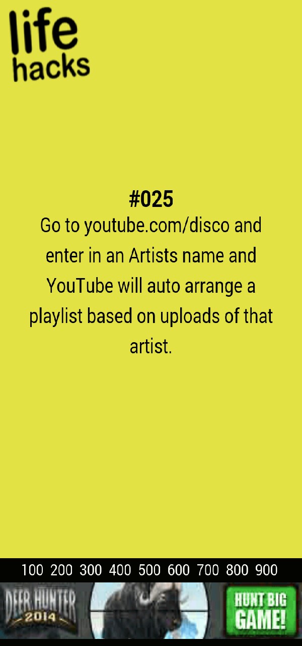 LIFE HACKS -PART 1