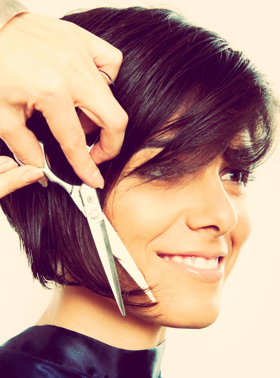 1) Get an haircut every six months. It might seems weird, but the more your hair is cut often, the longer it will get! You just have to cut the ends, so that they won't split, which will make your hair grow healthier and faster, while preventing breakages. 