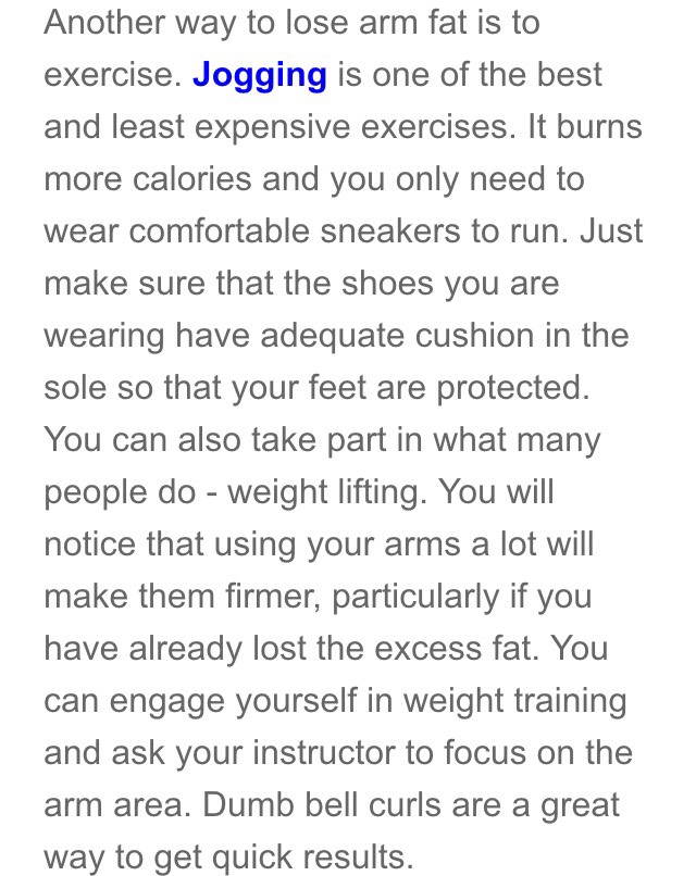 Tips To Lose Arm Fat Fast 💪