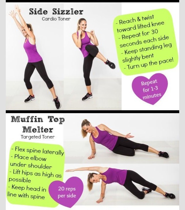 ✨Workouts To Get Rid Of Love Handles✨
