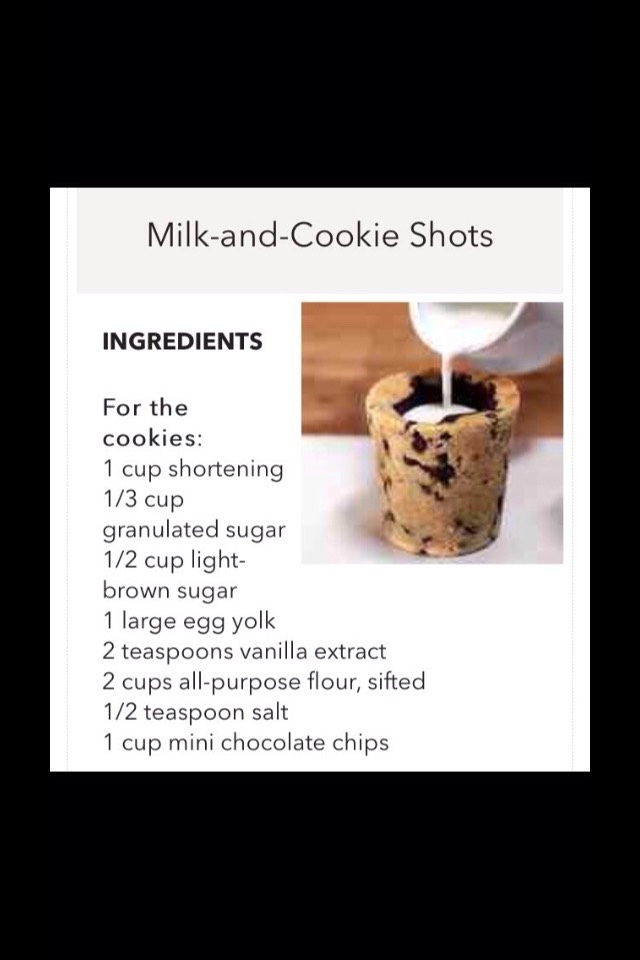 Milk And Cookie Shot 