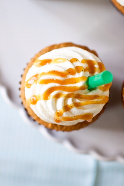 💛Caramel Frappuccino Coffee Cupcakes!💛