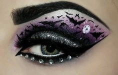 Halloween Eye Makeup Ideas👀🌹 #HalloweenTip