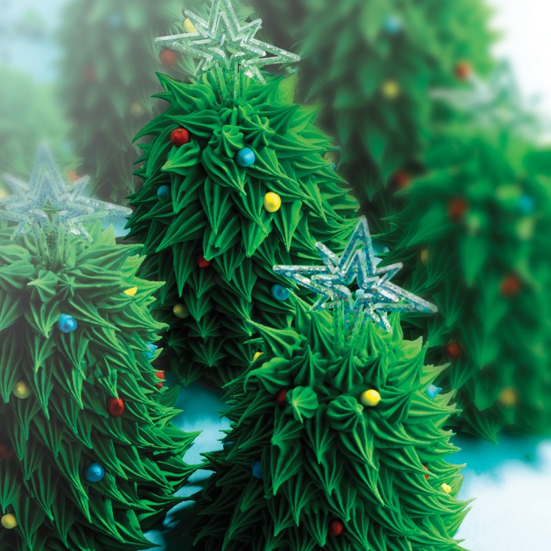 Christmas Tree Cupcakes!