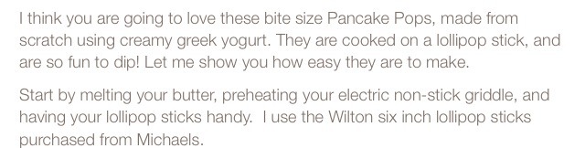 Easy And Fun Pancake Pops Recipe! Kids And Adults Alike Will Love This!