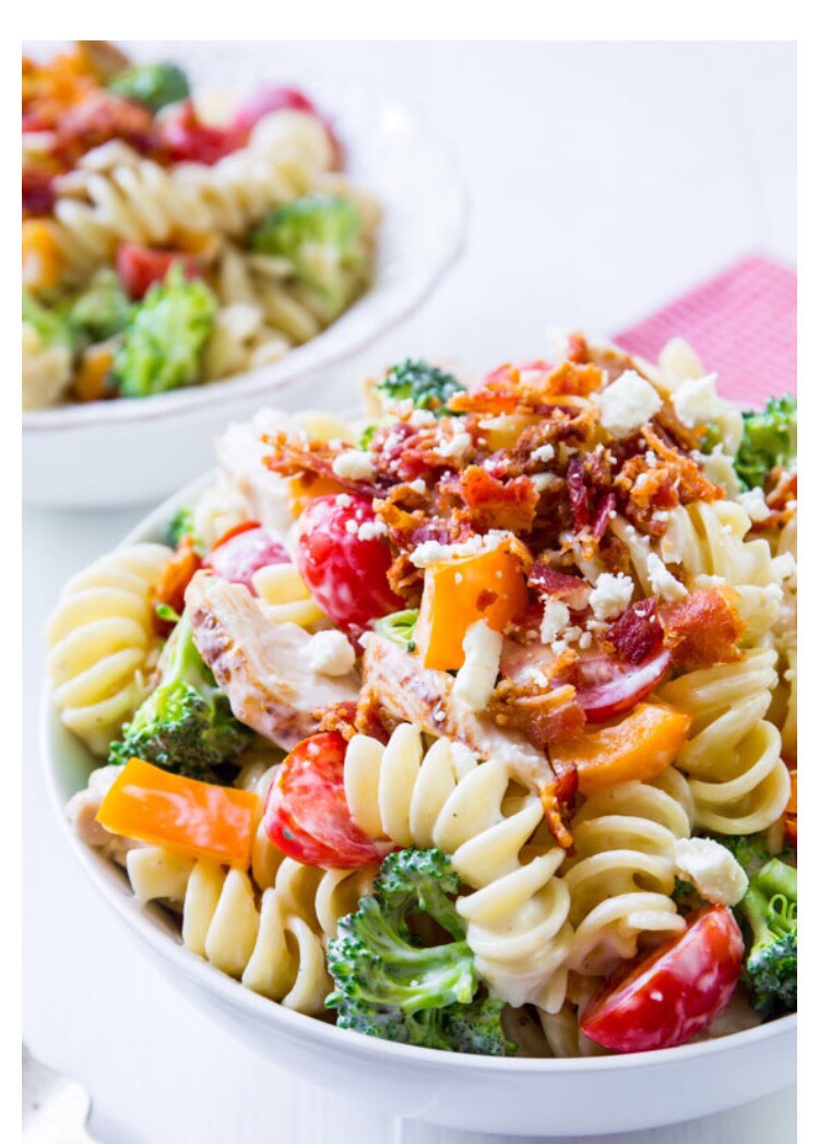 Creamy Chicken Pasta Salad!