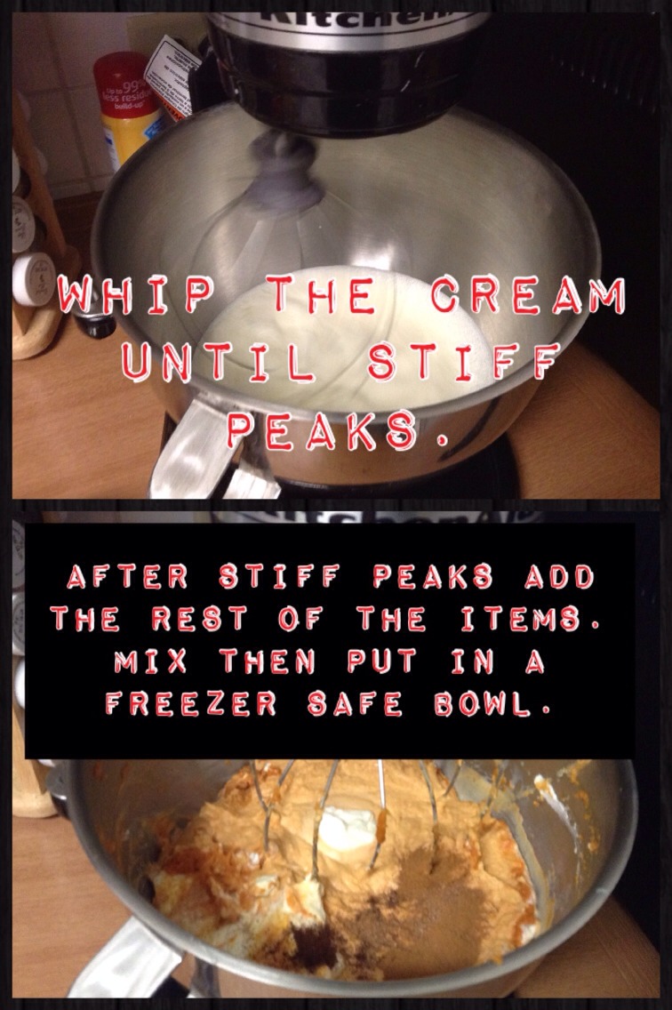 Homemade Pumpkin Ice Cream Without Ice Cream Maker