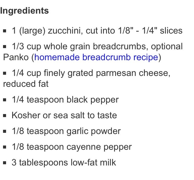 "Oven Baked Zucchini Chips" Yum-Yum!