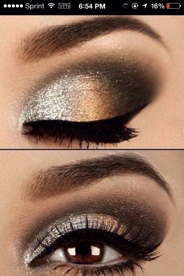 Quick, Simple Gold Smokey Eye!