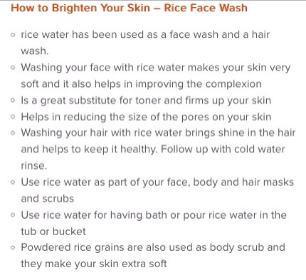 RICE WATER 4 GORGEOUS HAIR N SKIN?!? 