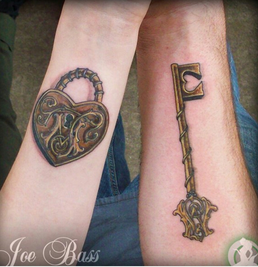    Lock And Key Tattoos!!!!