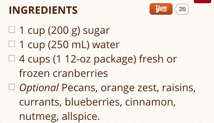 Thanksgiving Classic: Cranberry Sauce #friendsgiving