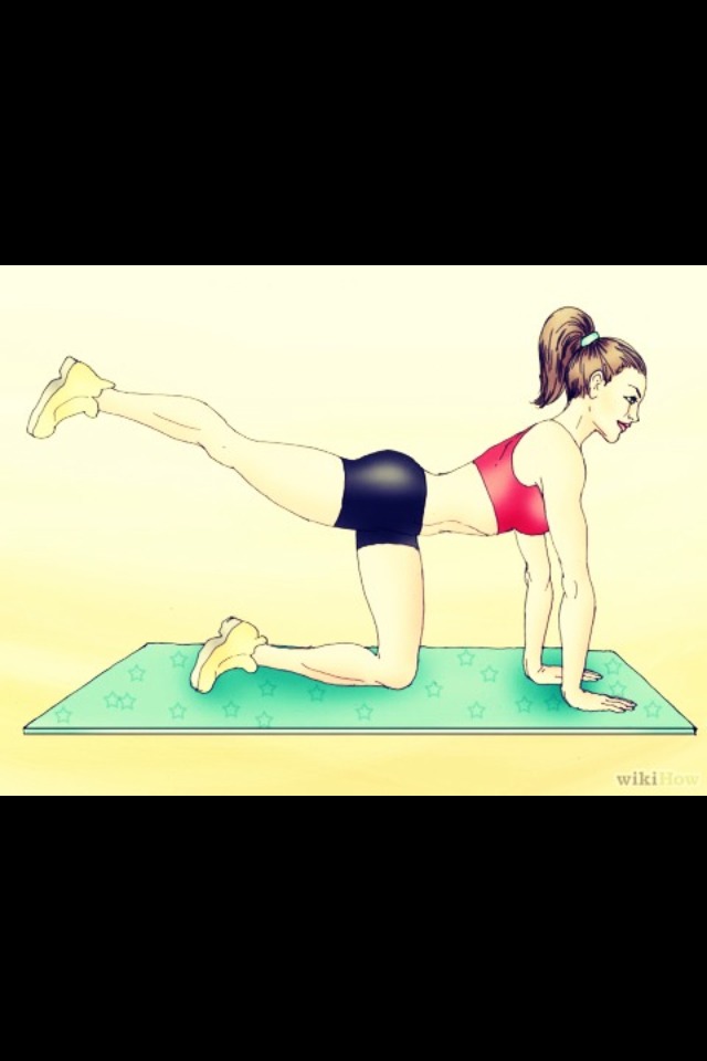 Donkey Kicks ๐ฅ - 100 each leg , in addition to these you can do 50 side leg raises each leg ๐