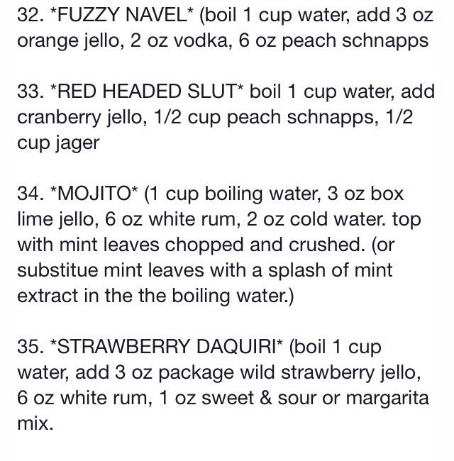 70 Jello Shot Recipes 🍸🍹