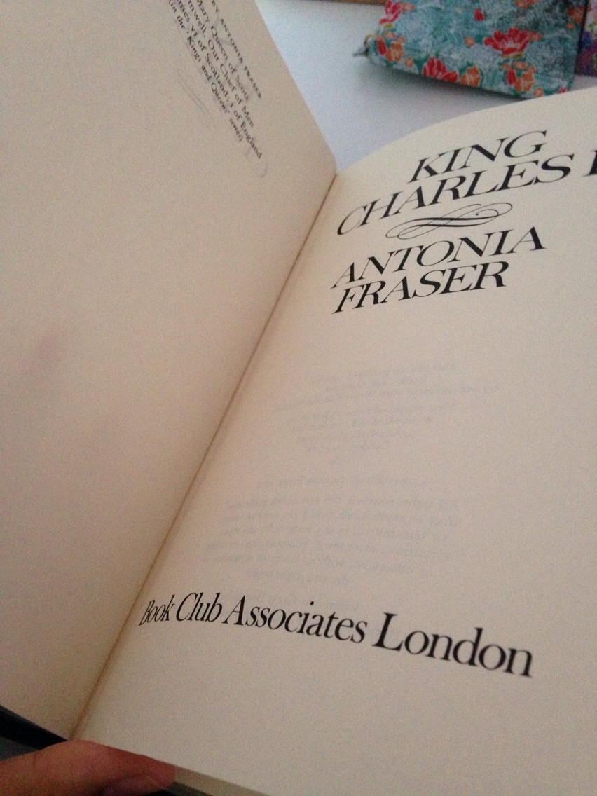 Leaves a few pages at the front and back.