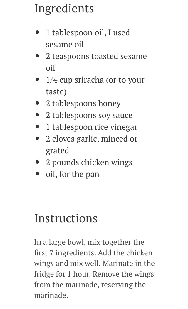Spicy Honey Hot Wings 