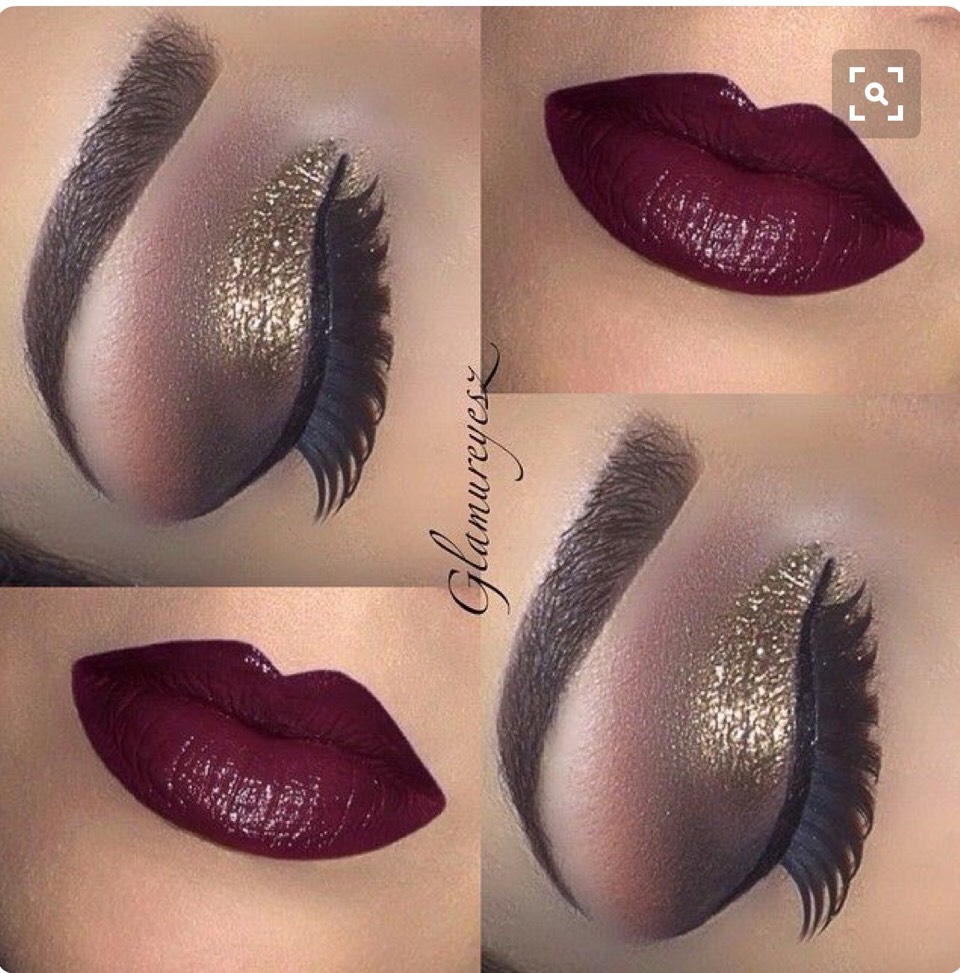 Beautiful Lips &eye Makeup